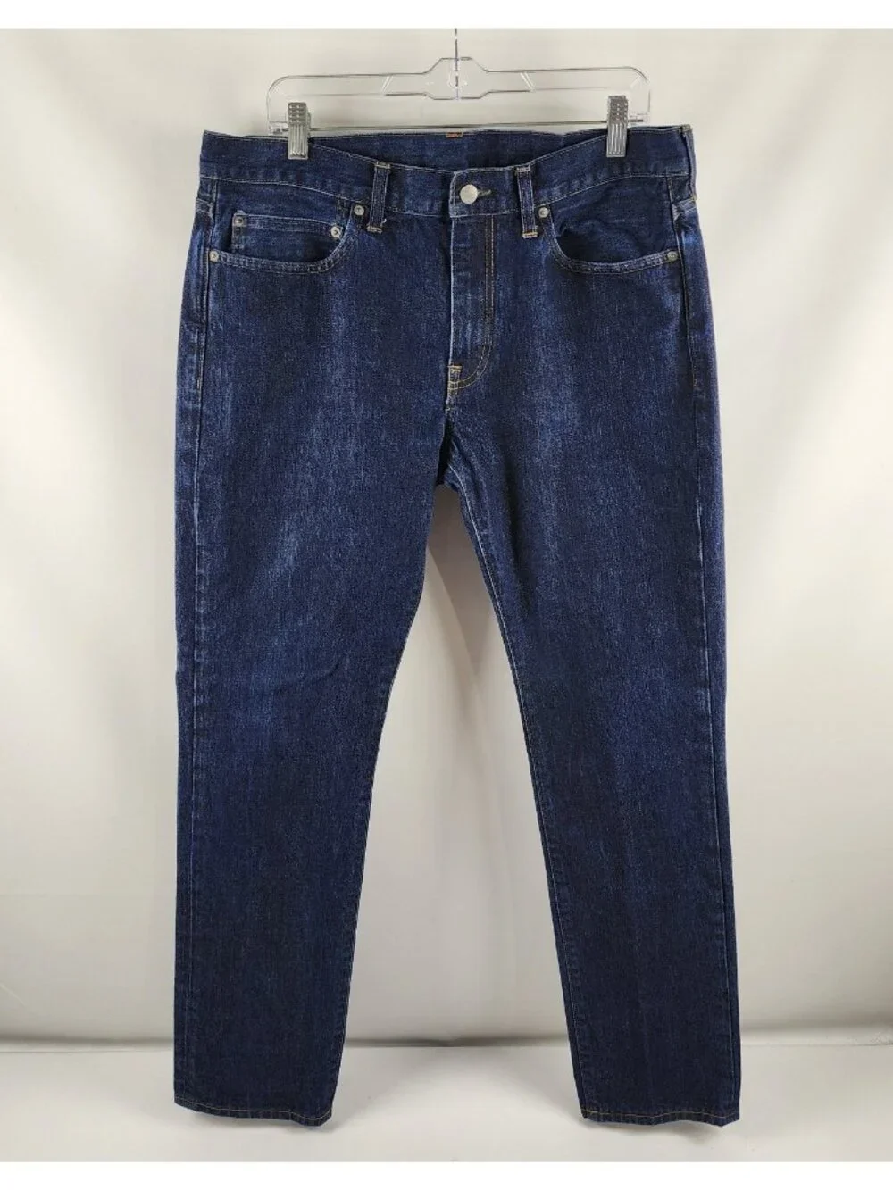 J Crew Jeans Men 36x31 484 Blue Slim Straight Leg Denim
